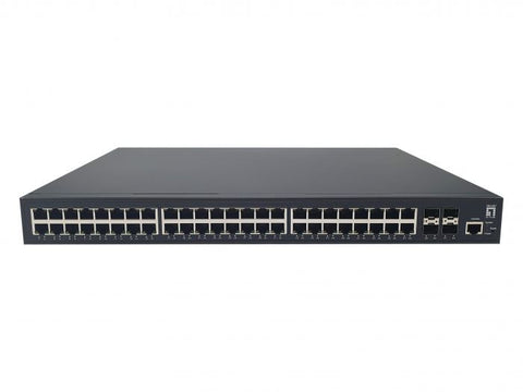 Switch L3 Lite Managed 48x10/100/1000T, PoE+400W + 4xGbE/SFP