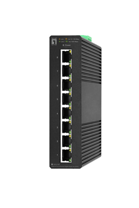 Switch șină DIN 8xRJ45 1000, fără alimetare