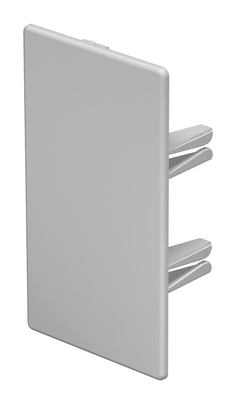 End piece 110x60mm (WxH), RAL 9010