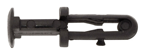 Set 100 nituri din plastic de 6mm, negre