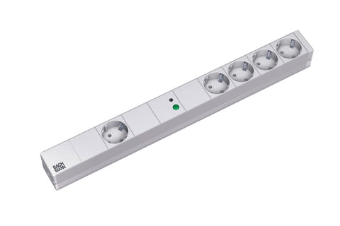 PDU19'' 1+4xSchuko, 2 m fisa Schuko, AL,prot., Master/slave