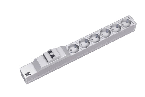 PDU19'' 6xSchuko,2m fisa Schuko sir clema, AL, intr. Prot.
