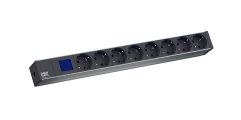 BN500 - 19'' 8xSchuko, 2 m fisa Schuko, AL