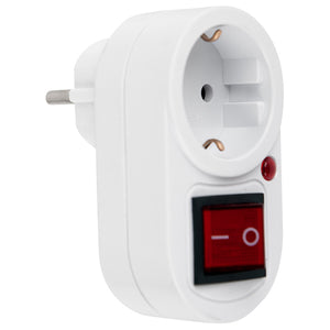 Adaptor 1xSchuko 1xîntrerupător