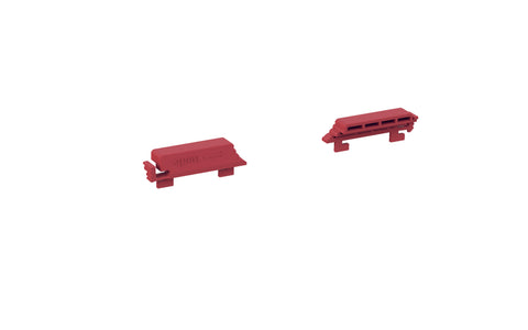 Sistem de blocare rosu pt IEC C13 UA 12 buc