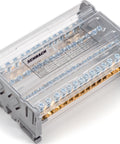 Distribuitor 4 poli 125 A, per pol: 2x35 mm² / 2x25+11x6mm²