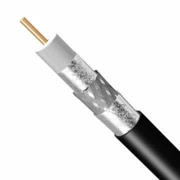 Cablu coaxial RG6 Cu-Cu, 100m