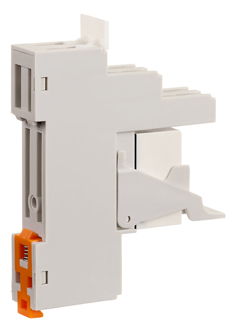 SET: PCB Relay, 2 CO, 8A, 230VAC, 5mm/Socket/Retaining clip