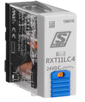 Releu industrial îngust, 1CC, 24Vc.c., 10A, LED+diodă prot