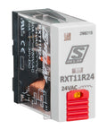 Releu industrial îngust, 1CC, 24V c.a., 10A, LED