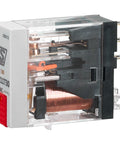 Releu industrial îngust, 1CC, 230V c.a., 10A, LED