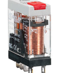 Releu industrial îngust, 1CC, 230V c.a., 10A, LED