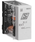 Releu industrial îngust, 2CC, 24Vc.c., 5A, f glisier blocare