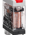 Releu industrial îngust, 2CC, 230V c.a., 5A, LED