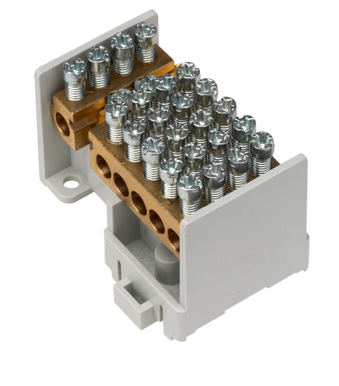 Clemă derivaţie 1 modul, 1 intrare şi 12x16 mm²