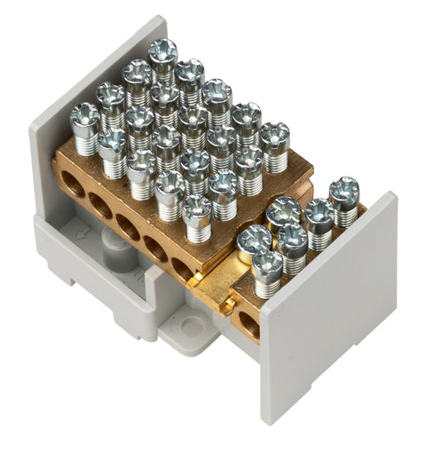 Clemă derivaţie 1 modul, 1 intrare şi 12x16 mm²