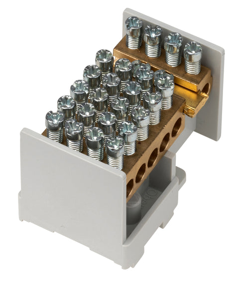 Clemă derivaţie 1 modul, 1 intrare şi 12x16 mm²
