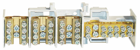 Clemă derivaţie 3+1 module: 3x25mm²/4x16mm²+1x25mm²/6x16mm²