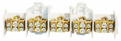 Clemă derivaţie 5 module, 5x35mm² fiecare cu 2x25mm²