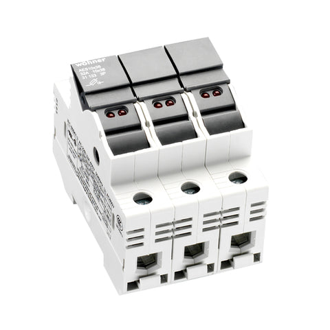 Suport portfuzibili cilindrici cu LED
