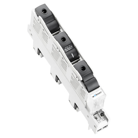 Suport portfuzibile D01 şi D02 + LED E18/63A/3P