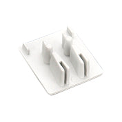 End cap for 2-pole and 3-pole comb-type busbars 25 mm²