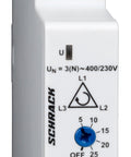 Releu suprav. sistem 3fazat,1CC,5A/250V, Ualim=400/230V-3(N)
