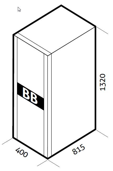Battery box empty for USSTW/USSD incl. fuses & cables