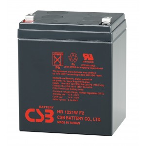 Replacement battery AGM 12V/21W 5Ah f. USSD500PD / USSD600PD