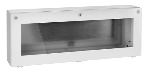 Cutie bus IP66 ușă transp., RAL7035, Î=300 L=400 A=155mm