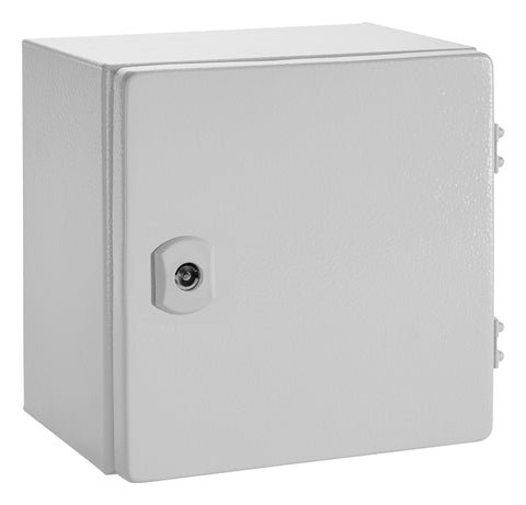 Cutie metalică+contrapanou, o uşă IP66 ÎxLxA=250x250x150mm