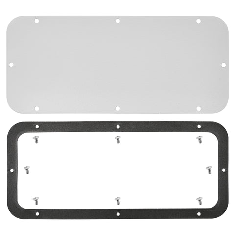 Placă de trecere plină tip D, decupare L400 A115mm