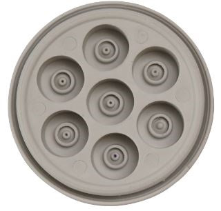 Garnitură trecere pentru 7 cabluri, 50mm (pachet de 5 buc)