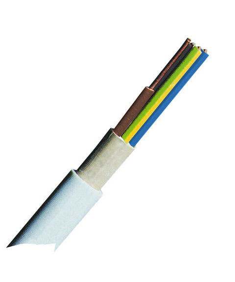 Cablu cu izol. şi manta PVC (N)YM-J/O 4x1,5mm² gri deschis