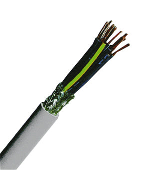 Cablu de comandă ecranat cu iz. PVC YSLCY-OZ 18 x 0,75 gri