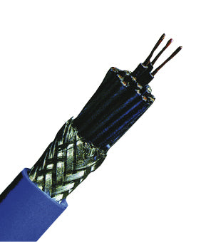 Cablu com. ecran. sig. intrins, YSLCY-OZ EB 3x0,75 albastru