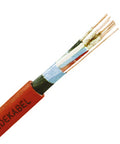Cablu telec. ignif. fără hal. JE-H(ST)H 2x2x0,8 BMK E30 roşu