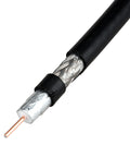 Cablu coaxial DIGI-SAT 3011, 75 Ohm, PE negru, colac 100m