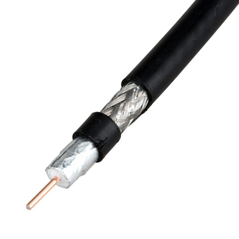 Cablu coaxial DIGI-SAT 3011, 75 Ohm, PE negru, colac 100m