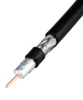 Cablu coaxial DIGI-SAT 3011, 75 Ohm, PE negru, tambur 500m