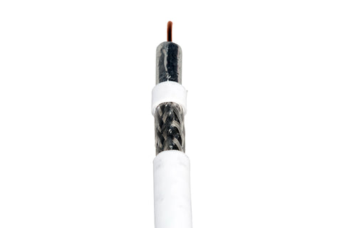 Cablu coaxial DIGI-SAT 3000, 75 Ohm, LS0H, alb, tambur 500m