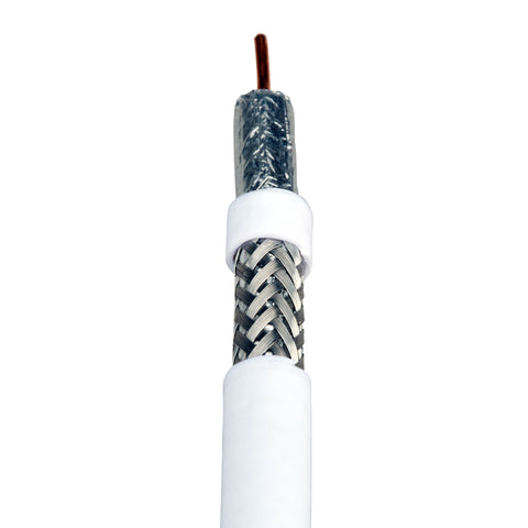 Cablu coaxial DIGI-SAT 3010, 75 Ohm, PVC alb, colac 100m