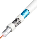 Cablu coaxial DIGI-SAT 3040, 75 Ohm, PVC alb, colac 100m