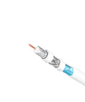 Cablu coaxial DIGI-SAT 3040, 75 Ohm, PVC alb, colac 100m