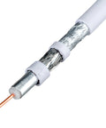 Cablu coaxial DIGI-SAT 3030, 75 Ohm, PVC alb, colac 100m