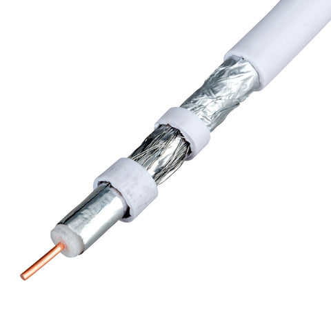 Cablu coaxial DIGI-SAT 3030, 75 Ohm, PVC alb, colac 100m