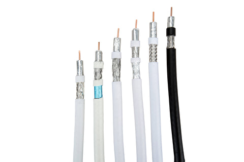 Cablu coaxial DIGI-SAT 3030, 75 Ohm, PVC alb, colac 100m