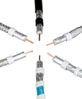Cablu coaxial DIGI-SAT 3030, 75 Ohm, PVC alb, colac 100m