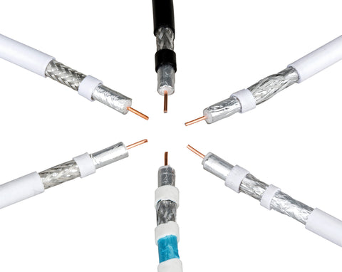 Cablu coaxial DIGI-SAT 3030, 75 Ohm, PVC alb, colac 100m