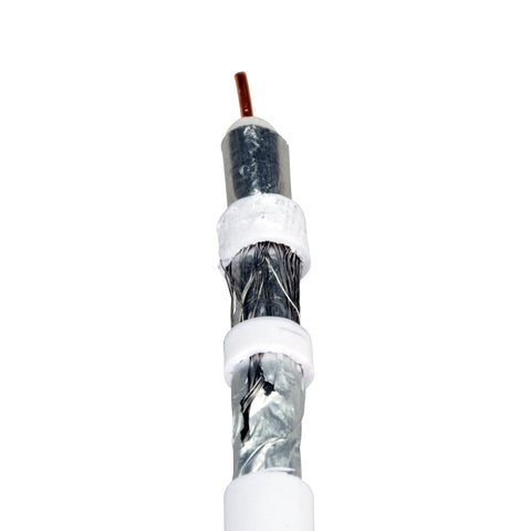 Cablu coaxial DIGI-SAT 3030, 75 Ohm, PVC alb, colac 100m